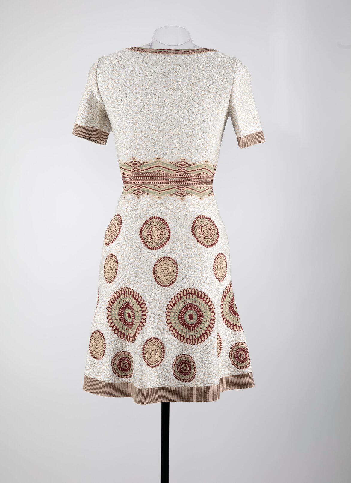 Dresses ALAÏA WHITE/BURGUNDY DRESSES